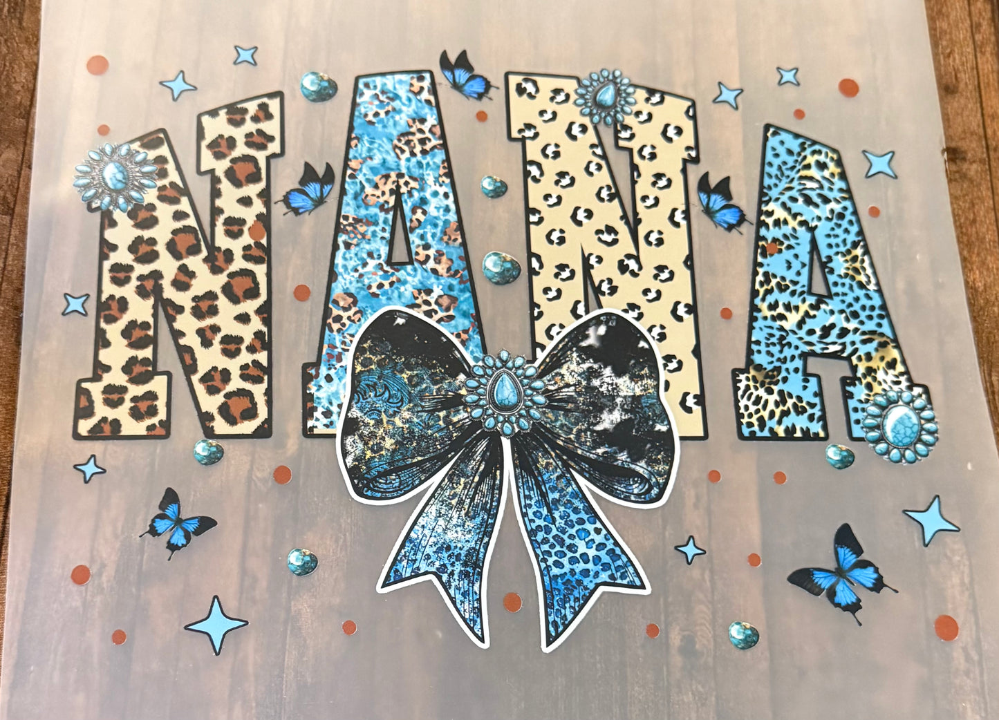 Nana Blue Bow