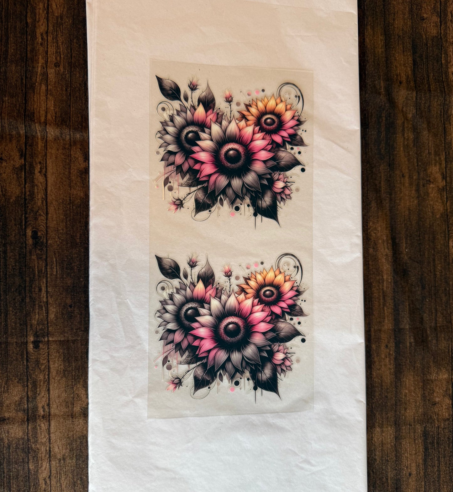 Pink & Yellow Sunflowers