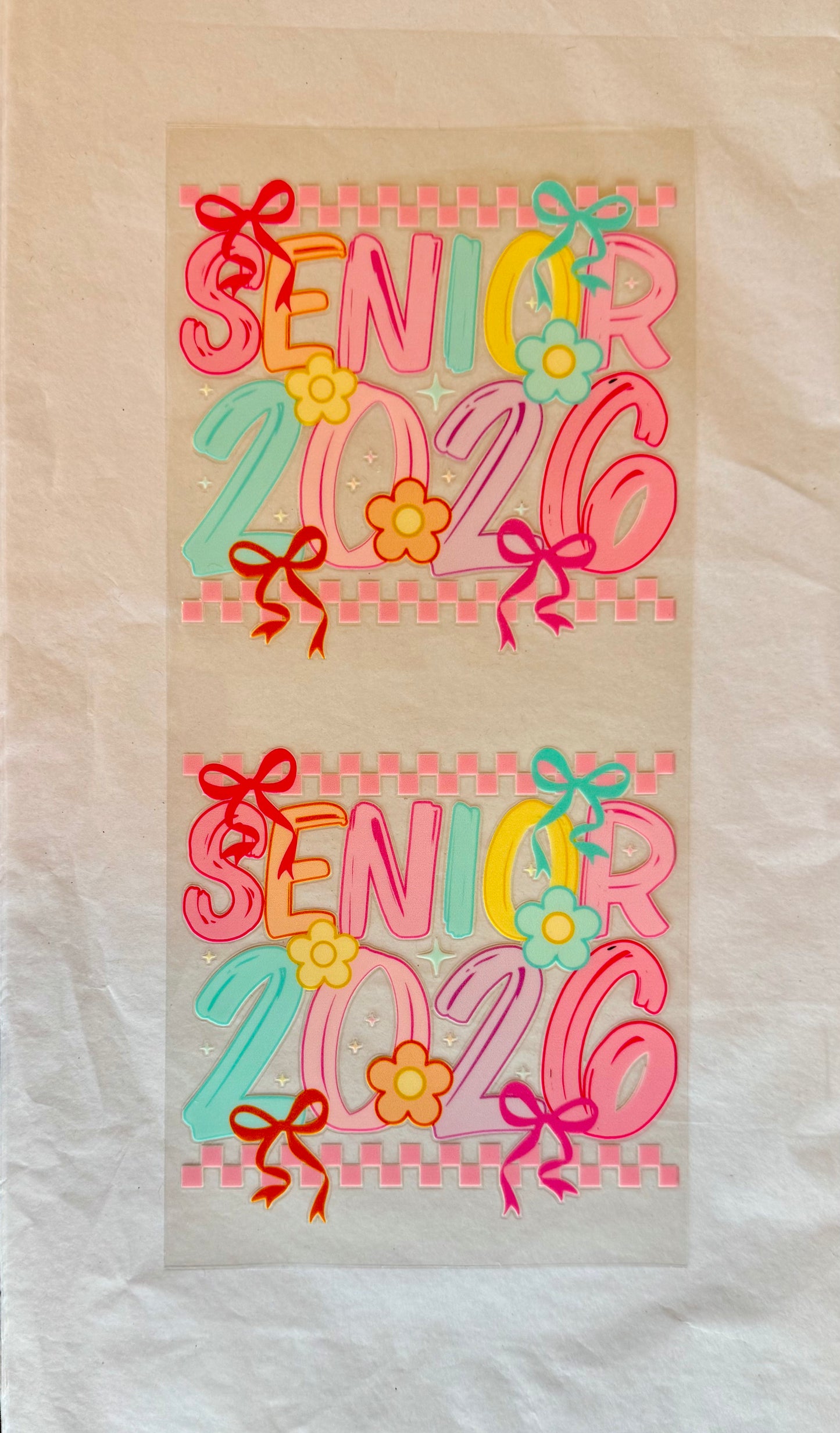 Senior 2026 Checkered