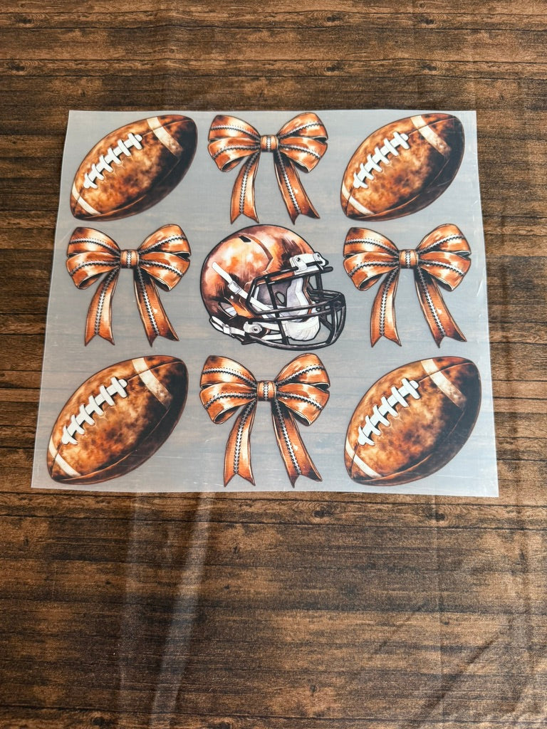 Brown Bows & Football