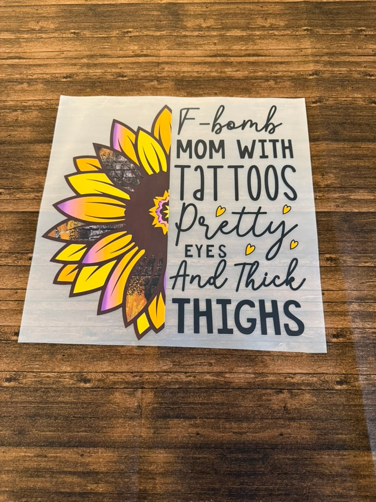 Sunflower F-Bomb Mom