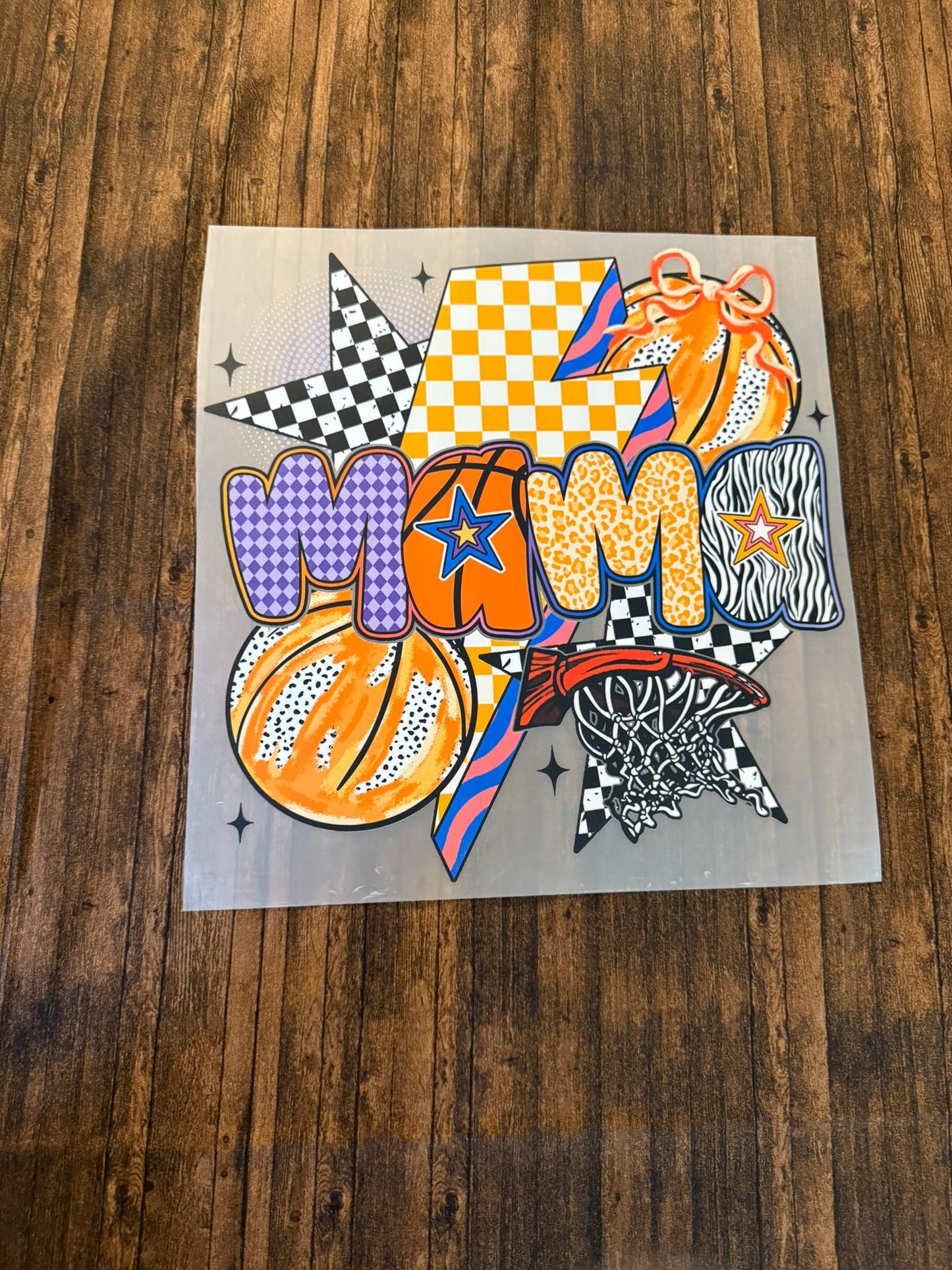 Basketball Mama Checkered