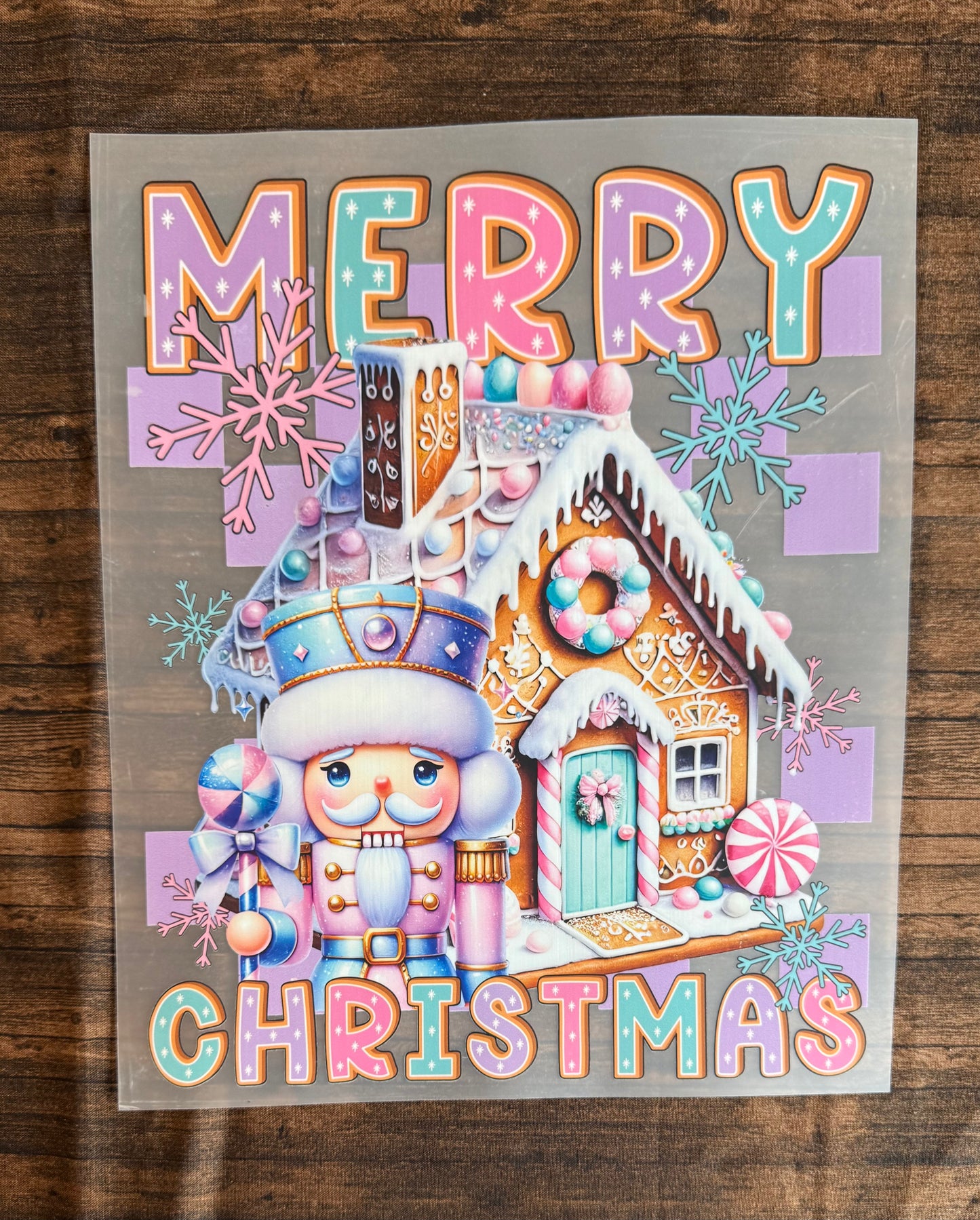 Merry Christmas Pastel Gingerbread