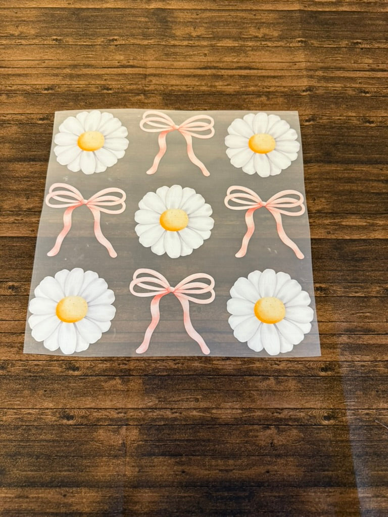White Daisy Bows