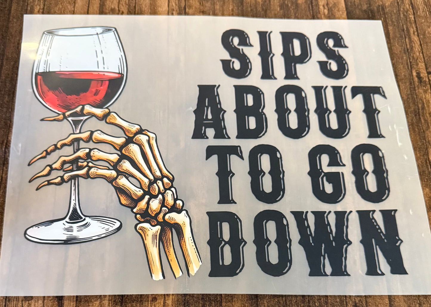 Sips About To Go Down