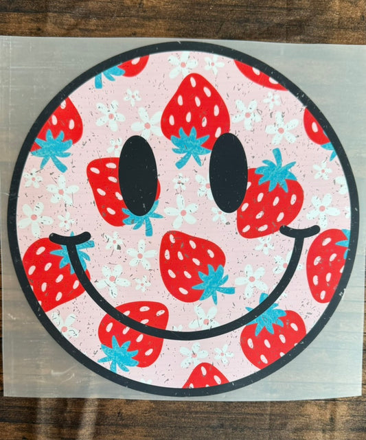 Strawberry Smiley Face