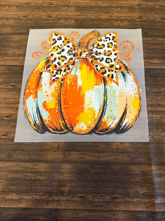 Autumn Watercolor Pumpkin