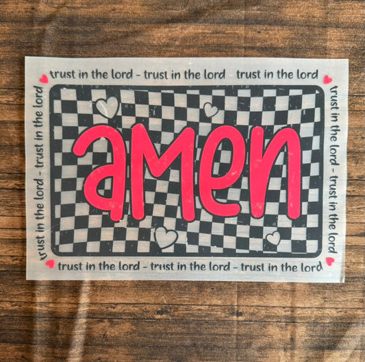Amen Checkered