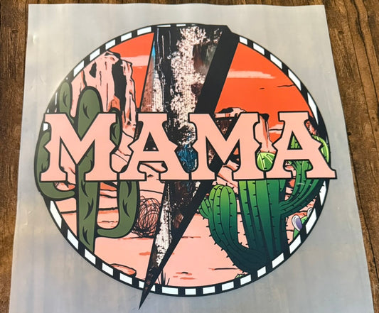 Mama Desert Scene