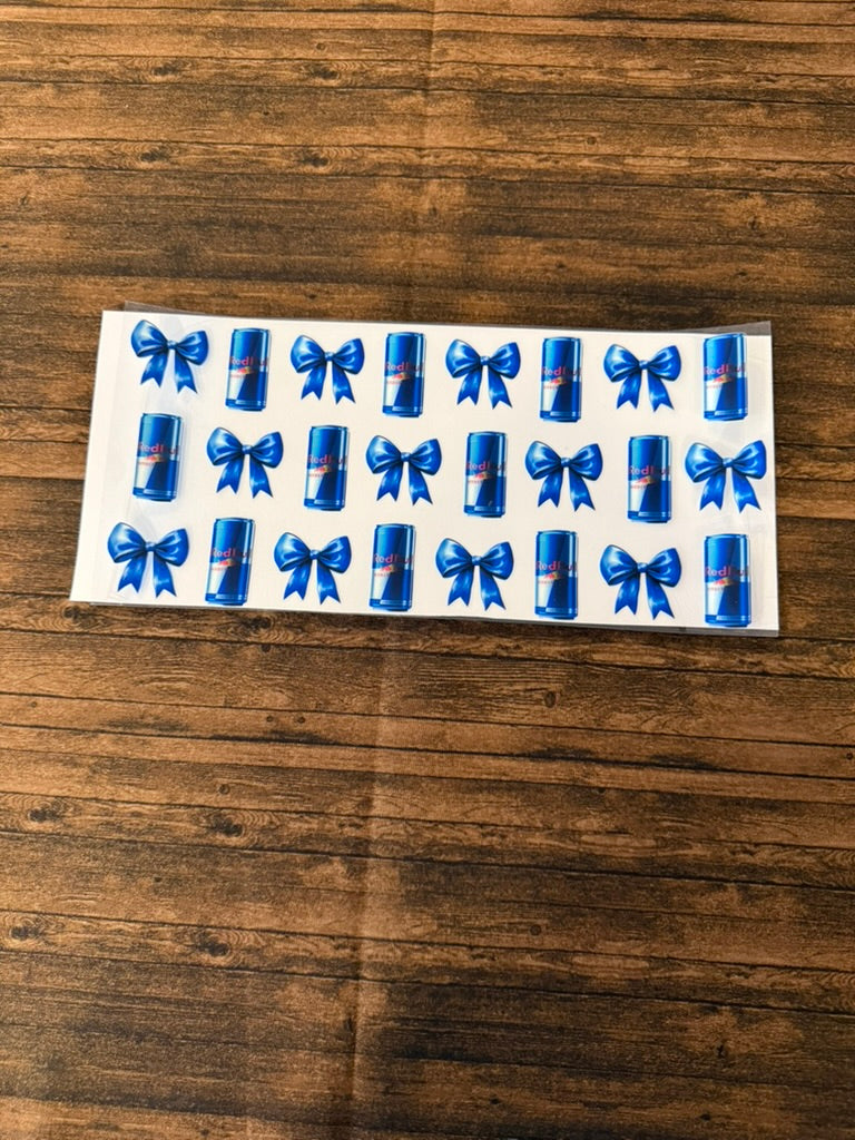 Redbull Blue Bow