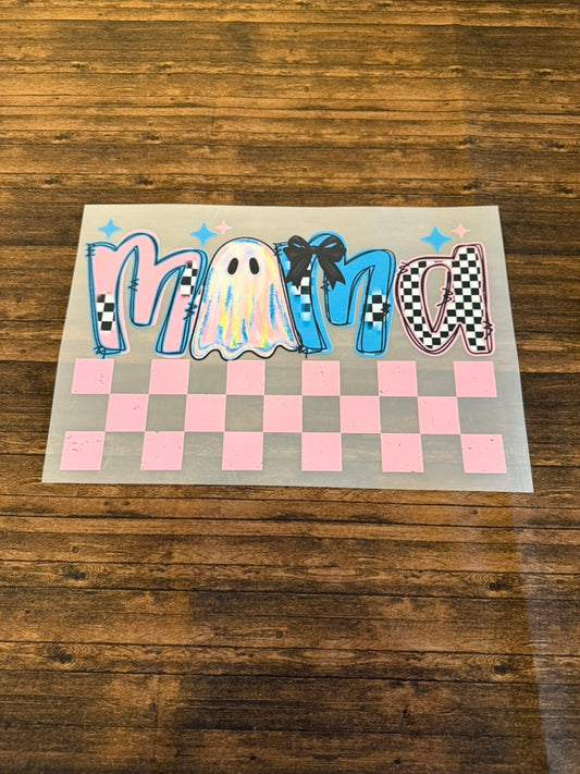 Checkered Ghosty Mama