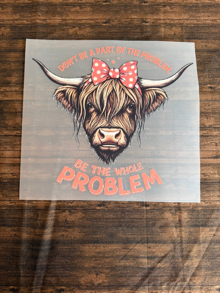 Don't Be Part Of The Problem