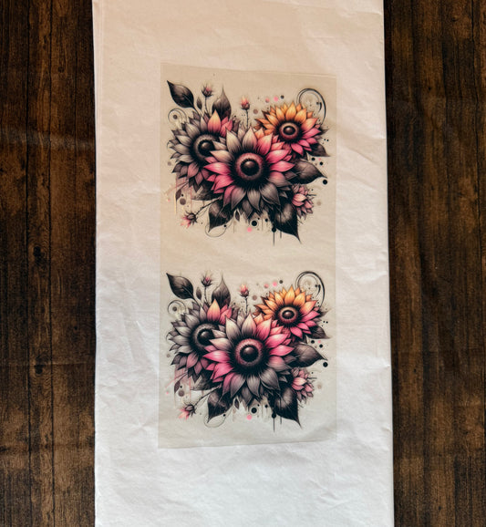 Pink & Yellow Sunflowers