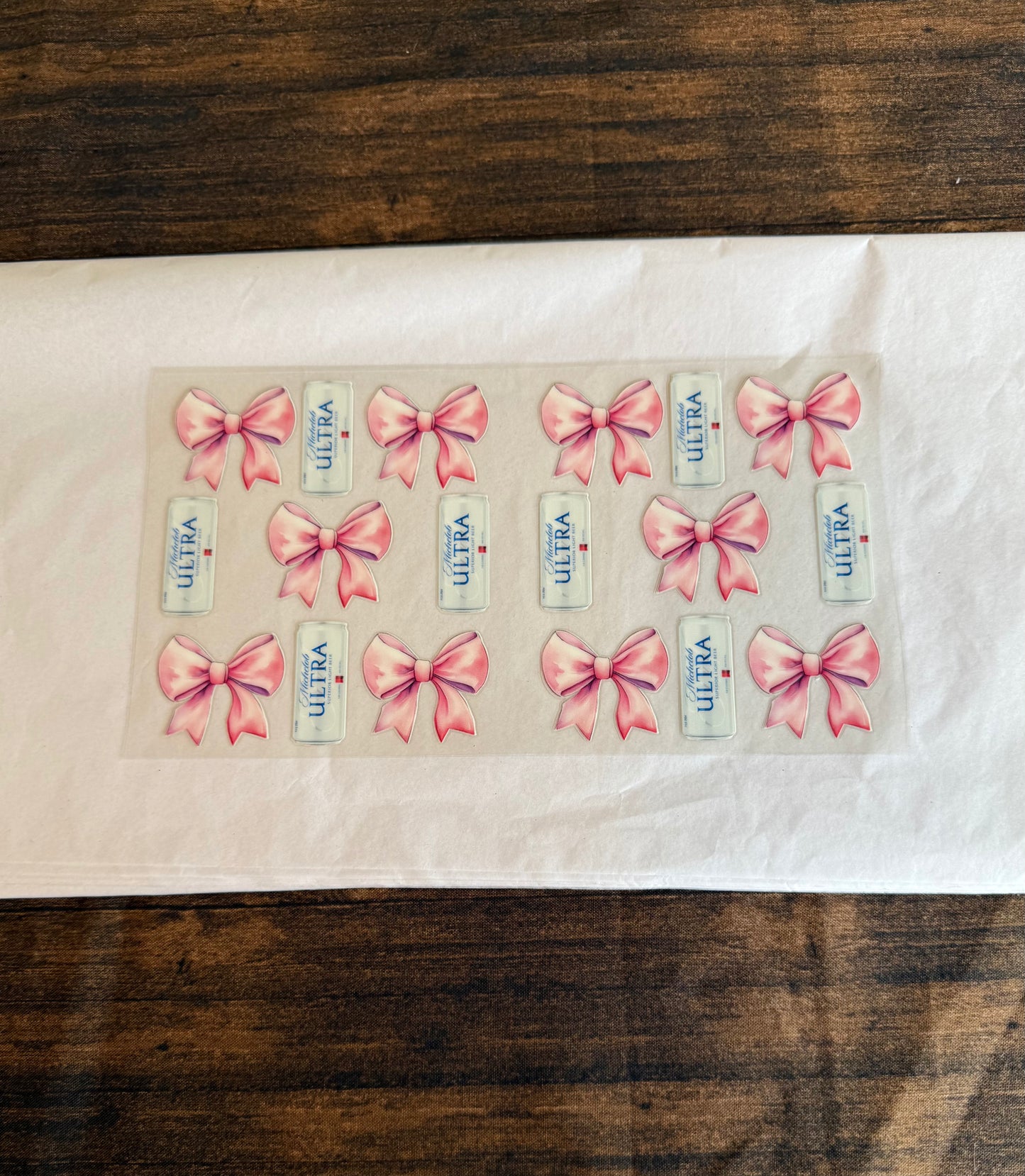 Michelob Ultra Pink Bows