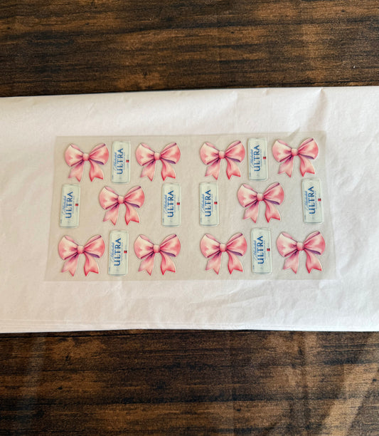 Michelob Ultra Pink Bows