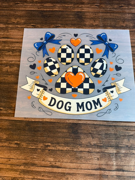 Checkered Dog Mom