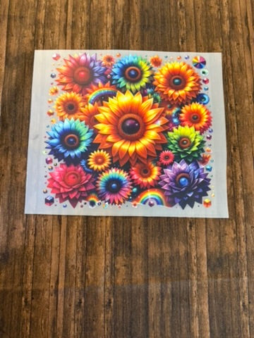 Rainbow Flowers