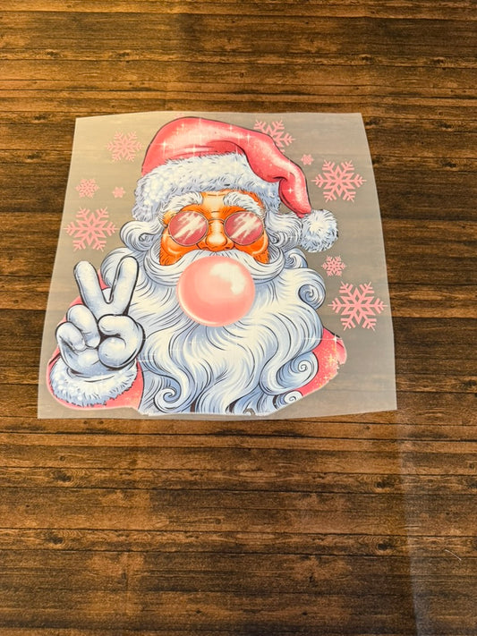 Santa Pink Bubble