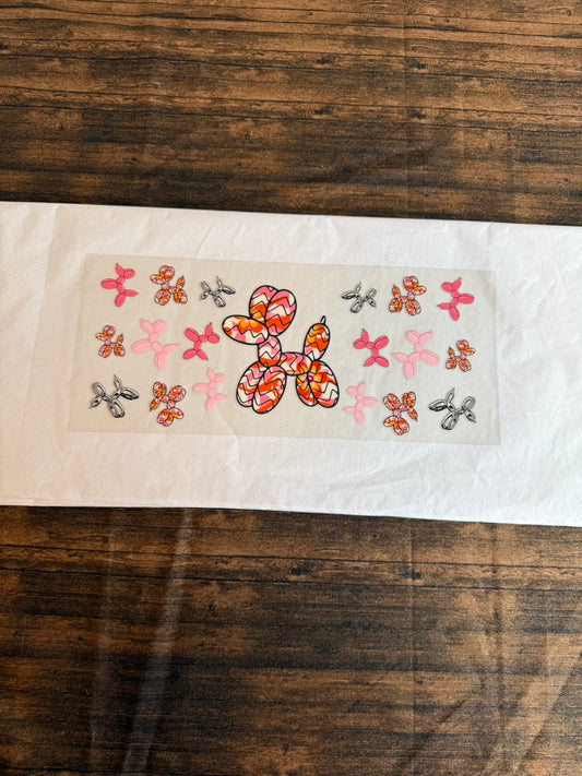 Floral Balloon Dog
