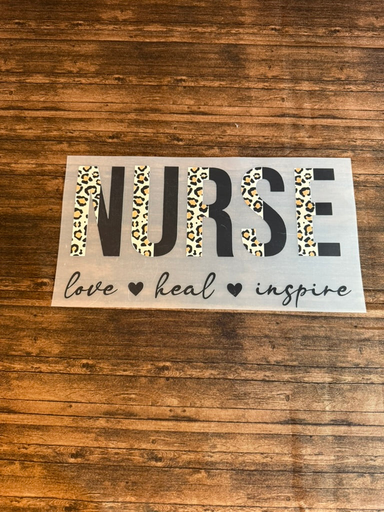 Cheetah Print Nurse