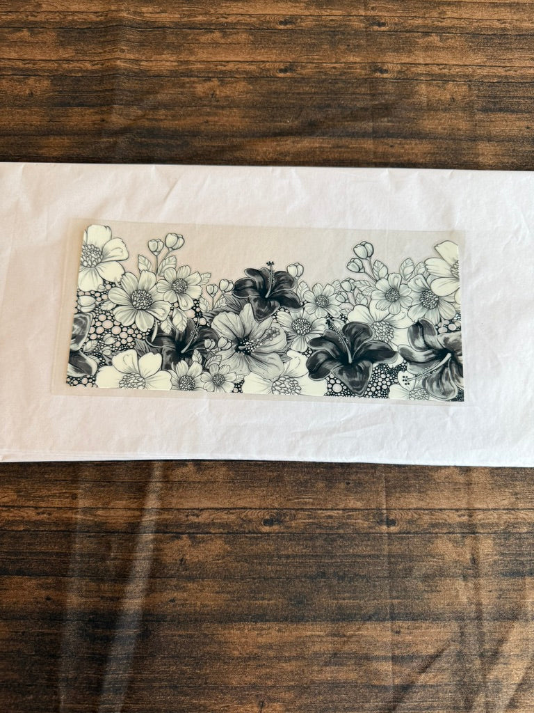 Black & White Floral