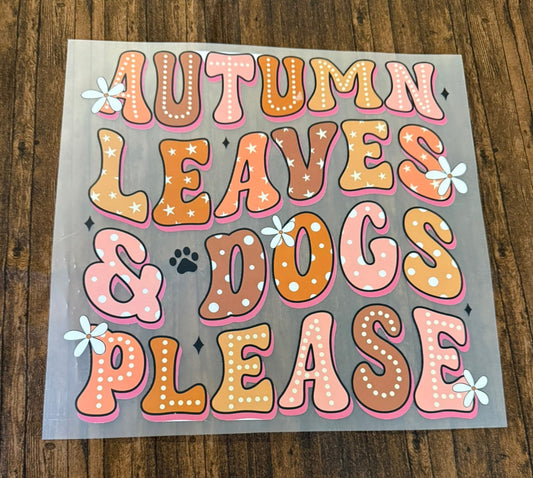 Autumn Leaves & Dogs Please