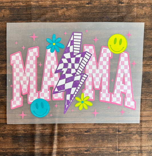 Mama Pink Checkered