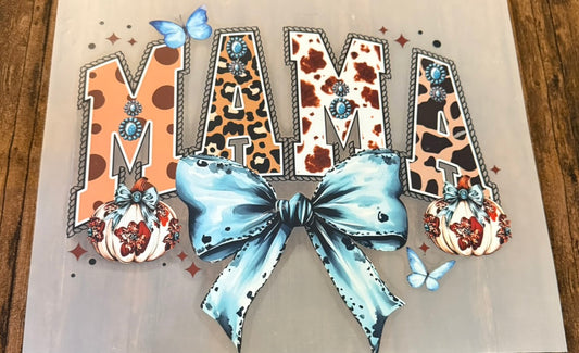 MAMA Blue Bow