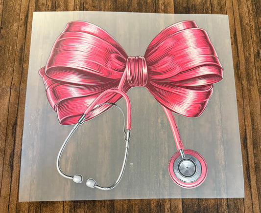 Pink Bow Stethoscope
