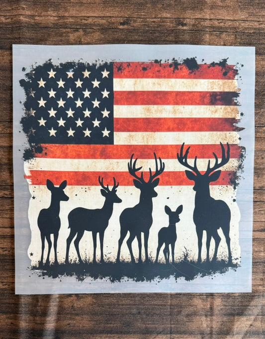 American Flag Deer