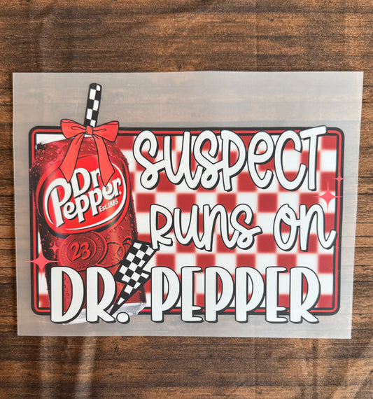 Suspect Runs On Dr. Pep