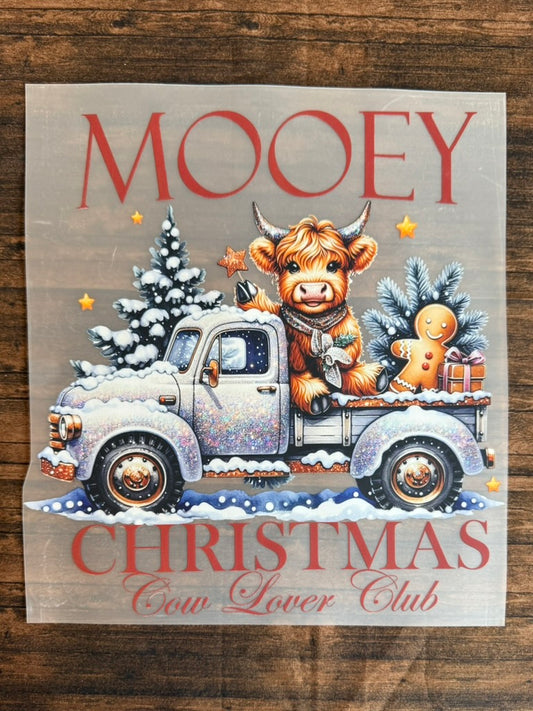 Mooey Christmas Cow Lover Club