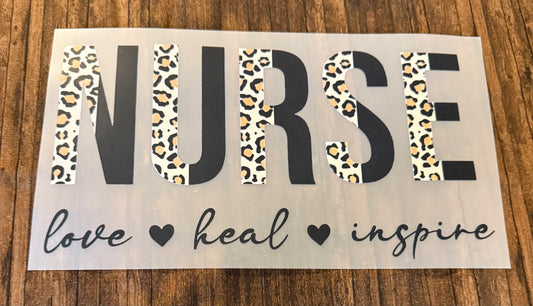Nurse Love Heal Inspire
