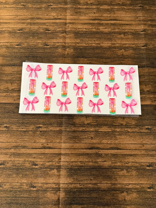 Alani Strawberry Sunrise With Pink Bows