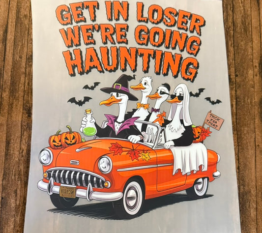 Get In Loser We're Going Haunting Geese