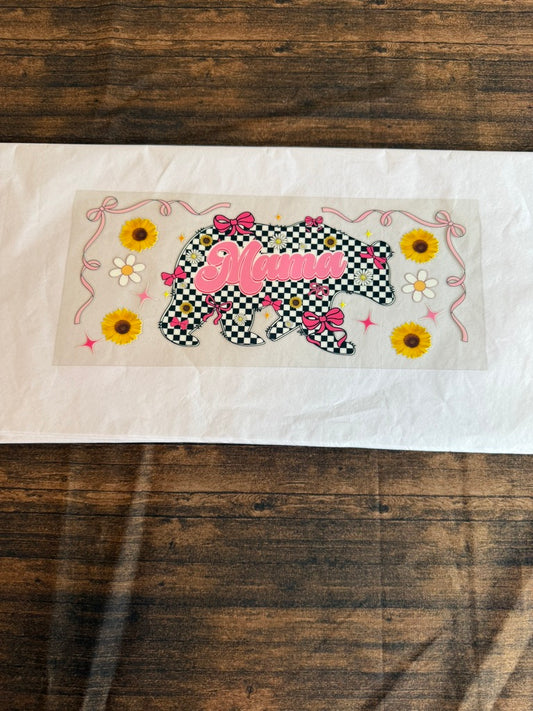 Mama Bear Checkered