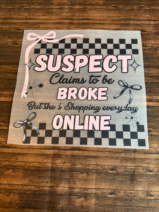 Suspect Online Shopping