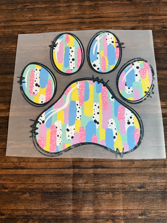 Colorful Paw