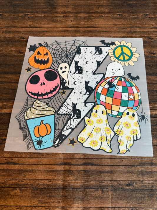 Disco Halloween Collage