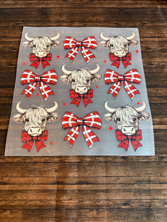Highland Cow Bow