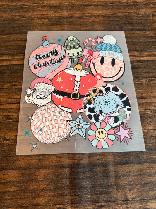 Christmas Ornament Collage
