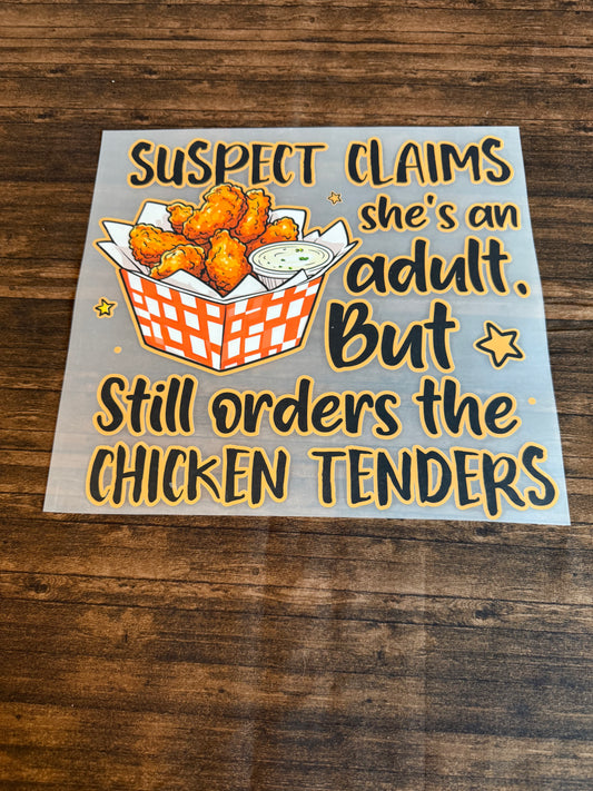 Suspect Chicken Tenders